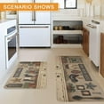 thumbnail image 7 of Farmhouse Kitchen Rugs and Mats Set of 2, Farm Rooster Kitchen Mat Carpet Non-Slip Washable Kitchen Mat for Kitchen Home Decor - 117x30+17x47 Inch, 7 of 7