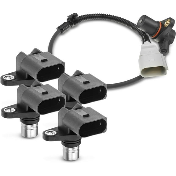 A-Premium Engine Crankshaft Position Sensor Compatible with Audi Q7 2007-2010 & Volkswagen Touareg EuroVan R32, Replace# 022957147A