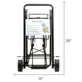 Black Metal Luggage Cart