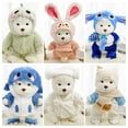 thumbnail image 4 of Ropa de oso Lina, tamaño mediano, 30 cm, para bebé, hecha a mano, muñeco de peluche de oso Lina para niñas, regalo, 4 of 7