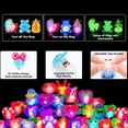 thumbnail image 2 of 25 pcs Light Up Toy 3D Rings and 8 pcs light up whistles Party Favors for Birthday Party Favors, Classroom Rewards, Party Gifts, Light Up Party Supplies, 2 of 8