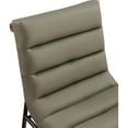 thumbnail image 7 of Meridian Furniture Burke Olive Vegan Leather Dining Chair (Set of 2), 7 of 7