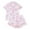 White, variant on UANWENN Women's Bow Print Sleepwear Set with Collar and Short Sleeves Fuzzy Pajama Tops for Women Women Pajamas Summer Women's Pajama Shorts Just Married Pajama Set Teenager Pajamas Pajamas Short Set