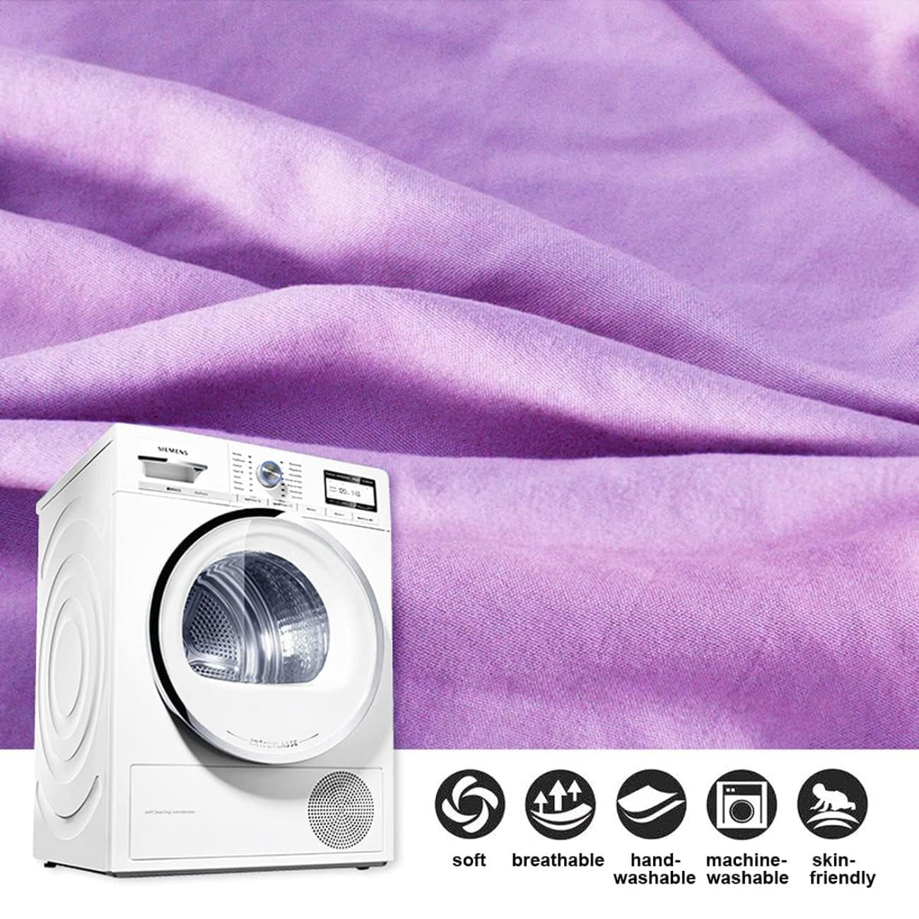 Decor For Bed  Soft Smooth Playing Tent Room Decoration Princess Castle Dreamy Mosquito Net Bedding Reading Nook Canopies In Home (purple)