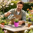 thumbnail image 4 of Colorful Metal Flower Pots, 5.12 Inch Small Iron Buckets for Succulents, Rustproof Decorative Containers for Balcony Deck Railing, Party Favors Organizing, 4 of 6