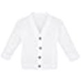 thumbnail image 3 of Lilax Baby Boy Cable-Knit Basic Knit Cardigan Sweater 12-18 Months White, 3 of 6