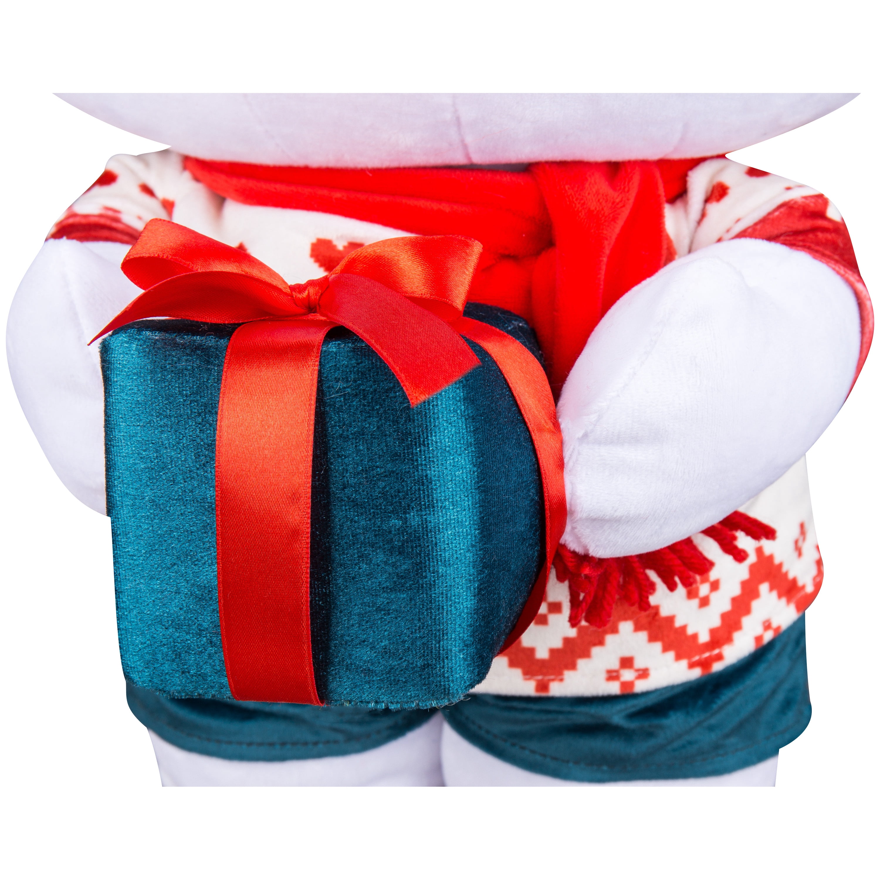 Christmas Holiday Greeter Hello Kitty Holding Present Sanrio 11.41 in x 11.02 in x 16.92 in 1.90 lb