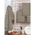 thumbnail image 2 of Beige Boho Kitchen Dish Towels for Drying Dishes Set of 2, Vintage Floral Abstract Art Ethic Tribe Waffle Weave Microfiber Hand Tea Bathroom Towels Quick Dry & Absorbent Towel 15.7x23.6, 2 of 7