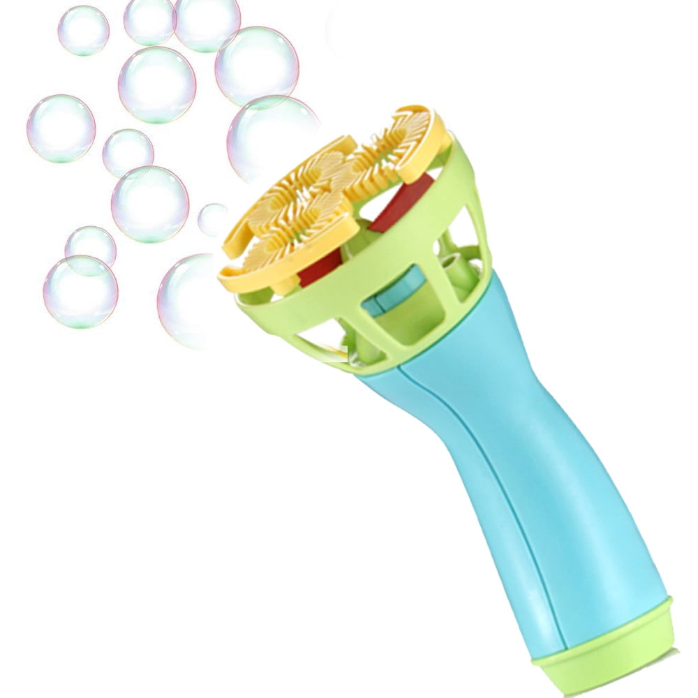 2pcs Gatling Bubble Machine Maker Safe Summer Cooling Fan Outdoor Kids Gift UK 