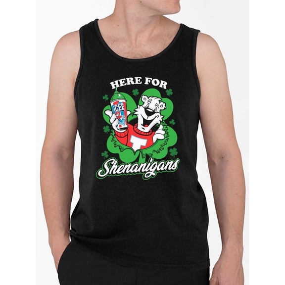 Here For Shenanigans - ICEE St. Patrick's Day Graphic Men's Tank Top