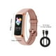 thumbnail image 4 of Pulsera Fitness Tracker Compatible Con Dientes para Mujeres Y Hombres () Azul Rosa, 4 of 7