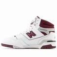 thumbnail image 1 of New Balance 650 Men's Size 8.5 Casual Shoes White Burgundy Grey BB650RCH New, 1 of 6