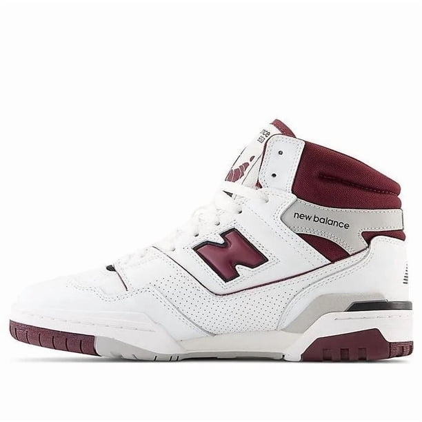 New Balance 650 Men's Size 8.5 Casual Shoes White Burgundy Grey BB650RCH New