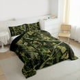 thumbnail image 3 of Homewish Autumn Leaves Full Size Comforter Sets,Rustic Plant Tree Bedding Comforter Set,Green Botanical Bedding Sets For Kids,Microfiber Bedroom Decor Reversible,3-Piece, 3 of 8