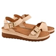 thumbnail image 2 of Sandalia Mujer Nomadas Ajustable Alta Comodidad Playa Calor beige 22, 2 of 5