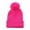 Hot Pink, variant on CPNG Kids Winter Hat Cap Unisex Hat Solid Color Beanies with Pom Pom Toddler Fleece Lined Warm Knit Hat Girls Boys Cute Knitted Wool Snow Beanies Ski Cap