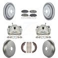 thumbnail image 1 of Transit Auto Front Rear Disc Brake Caliper Coated Rotors Drums Semi-Metallic Pads Kit (8Pc) for Car 2019 Toyota Corolla 2.0L KCG-101132S, 1 of 2