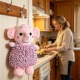 thumbnail image 4 of EGNMCR Cartoons Elephants Hand Towel Toy Multi-Functional Cartoons Animals Hand Wipes Creative hand, 4 of 5