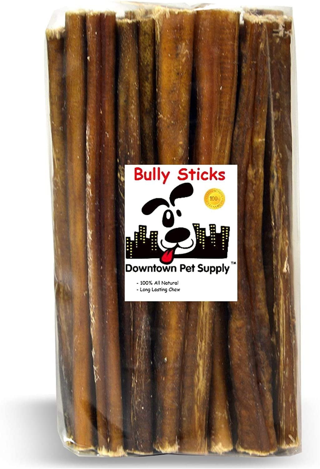 Top Dog Chews Thick 12 Bully Sticks 12 Pack 