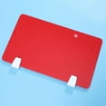 thumbnail image 1 of OULII 1Pack Portable Desk Partition Barrier Panel Red for Office Work, 1 of 6
