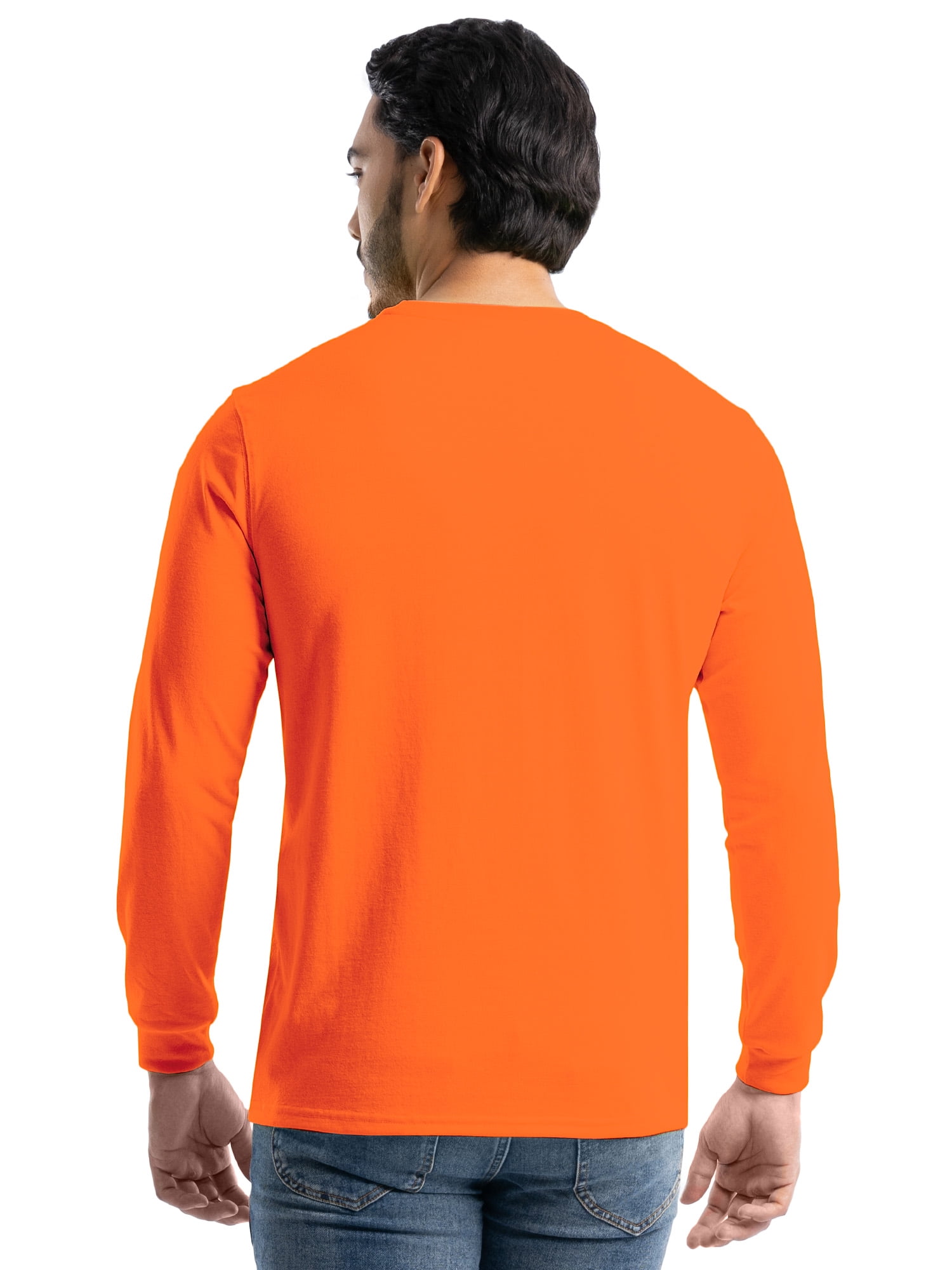 Wrangler Workwear Men's Long Sleeve Heavyweight Pocket T-Shirt, Size S-3XL (Men's and Big Men's)