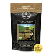 Boca Java Pure Peruvian Organic Single Origin Whole Bean Coffee, Medium Roast, 8 oz. Bag, 100% Arabica, Roast to Order