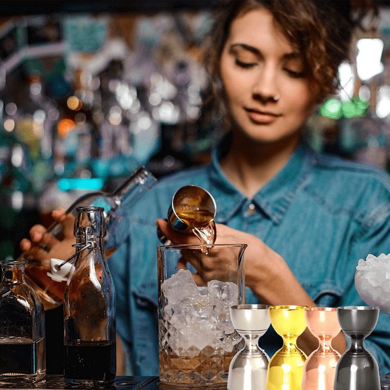 Cocktail Jigger - Double Jigger With Easy to Read Measurements Inside – Top  Shelf Cocktails Store