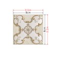thumbnail image 2 of Electronicheart 10pcs 3D Diagonal Tile Seam Stickers Film Self Adhesive Floor Wall Decorative Tiles Sticker, 2 of 4