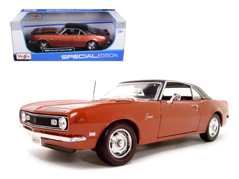 Maisto Special Edition Diecast 1968 Chevrolet Camaro Z28 Coupe Maroon 1 18 for sale online 