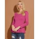 thumbnail image 2 of CamiBásiDe ManLarCon Cuello Redondo Y Peplum Informal PaMujer CiruepúrpuXS, 2 of 6