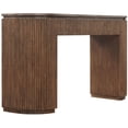 thumbnail image 6 of Meridian Furniture Astrid Brown Rubberwood Oak Veneer Console Table, 6 of 12