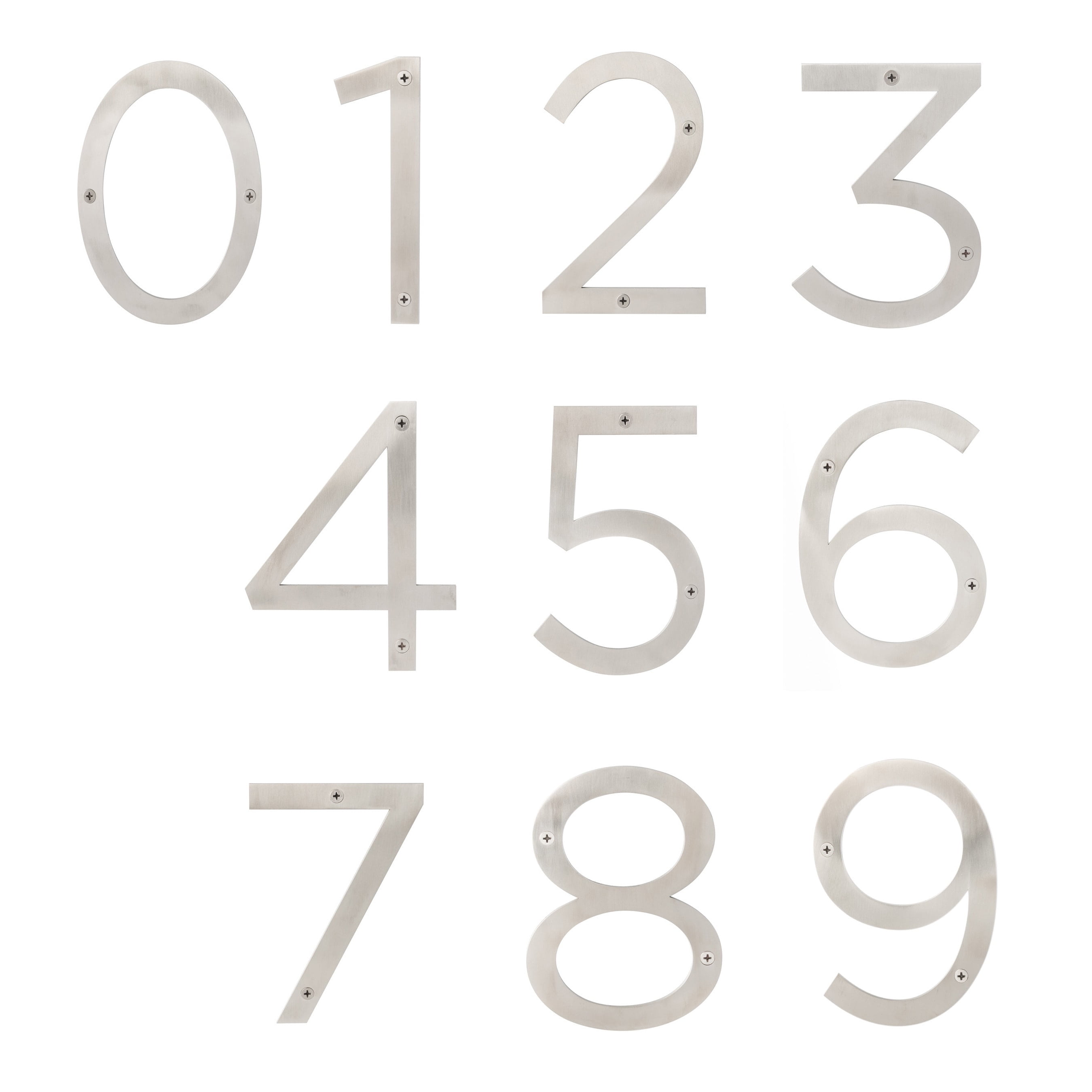Sure-loc  Stainless-steel House Numbers - 6"H