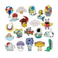 thumbnail image 4 of HOOUN Punk Animal Enamel Pin Lapel Collar Pin Corsage Brooch Women Men Jewelry Gifts-12-Cartoon, 4 of 9