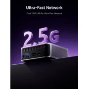 MINISFORUM X1-255 Mini PC AMD Ryzen 7 255 16GB RAM 512GB SSD Desktop Computer, HDMI2.1|DP2.0|2xUSB4 Output, 1x Oculink Port, 2.5G RJ45 Port/WiFi7/BT5.4