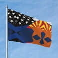 thumbnail image 2 of Arizona Thin Blue Line Flag 4x6 Feet Flag Polyester Double Stitched With Grommets For Outdoor Indoor Decor, 2 of 7
