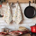 thumbnail image 6 of Flowers Bees Kitchen Towels Set of 3, Farmhouse Spring Botanical Flowers Leaves Absorbent Dish Towels for Kitchen, Microfiber Hand Towel, Quick Drying Tea Towel for Cleaning Decorative Dishcloths, 6 of 7