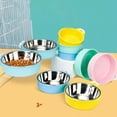 thumbnail image 4 of BESTSKY 4Pcs Cat Food Bowl,Suitable for Various Pets Cat Bowls,Anti-Spill Function Elevated Dog Bowls, 4 of 4