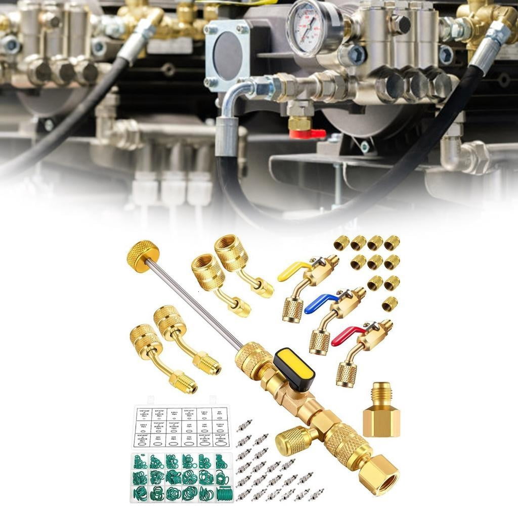 Strong HVAC Valves Core Remover Refrigerants Valves Core Tool set for R410A 32