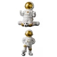 thumbnail image 1 of 2 uds estatua de astronauti adornos resina niños decoración para hogar estantería, 1 of 6