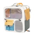 thumbnail image 2 of Mochila para gatos, mochila para transportar mascotas, mochila de malla ventilada, mochila multiusos para gatitos, perros pequeños y salidas al aire, 2 of 9