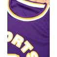 thumbnail image 4 of JanJean Kids Girls and Boys Unisex Football Basketball Training Outfits Sports Tank Tops and Shorts Purple 90, 4 of 7