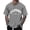 Dark Gray, variant on NinXxx Men's Oversized City Print Crew Neck Loose Casual Sports Tee White XXXXXL