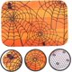 thumbnail image 4 of 3pcs Spider Web Carpet Halloween Floor Decoration Carpet Floor Home Flannel Orange Halloween Print Floor Mat, 4 of 5