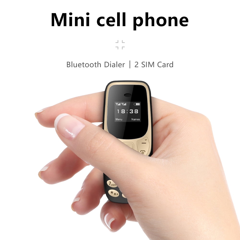 Small Mobile Phone Bluetooth Dialer Magic Voice Low Radiation Telephone GSM Unlocked Mini Cellphone