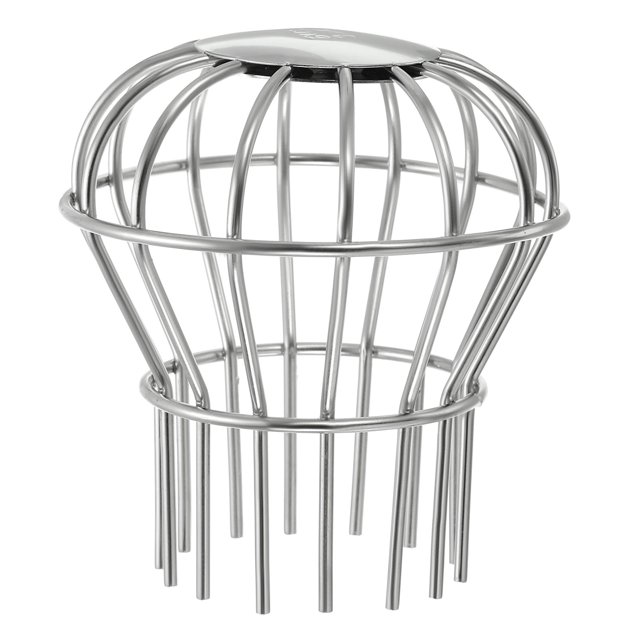 Uxcell Gutter Guard, 3 Inch 304 Stainless Steel Down Pipe Gutters Strainer