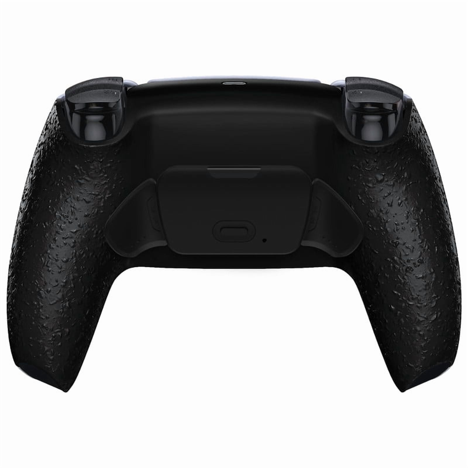 eXtremeRate Textured Black Back Paddles Programable RISE V3 Remap Kit for PS5 Controller BDM-030 040 050, Upgrade Board Redesigned Back Shell Buttons Attachment for PS5 Controller