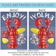 thumbnail image 5 of Toland Home Garden Lobster Clam Bake party summer Flag Double Sided 28x40 Inch, 5 of 5