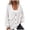 White, variant on Herrnalise Women's Fashion Knit V Neck Single Breasted Solid Color Knit Cardigan Loose Sweater