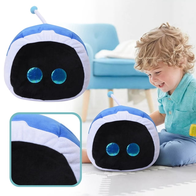 Astro Bot Plush, 12 inch Astro Bot Head Stuffed Animal, Birthday, Halloween, Christmas Birthday Valentines Surprise for Children and Game Fans