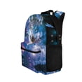 thumbnail image 2 of Psesaysky Galaxy Wolf Feather Girls Boys School Backpacks Large Capacity Shoulder Book Bags, 2 of 7